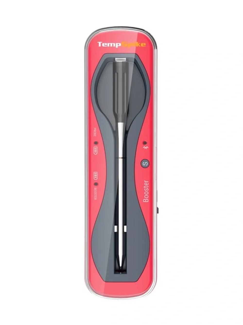 TEMPSPIKE Wireless Bluetooth Meat Thermometer - Red NIB